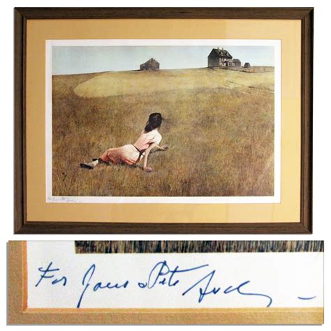 Sell Or Auction Your Original Andrew Wyeth Signed Christina S World Print