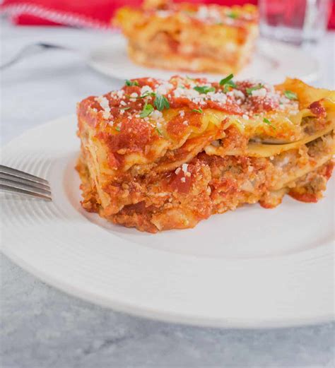 Traditional Italian Lasagna With Ricotta Cooking With Mamma C
