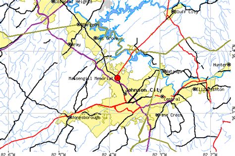 25 Map Of Tennessee Johnson City Maps Online For You