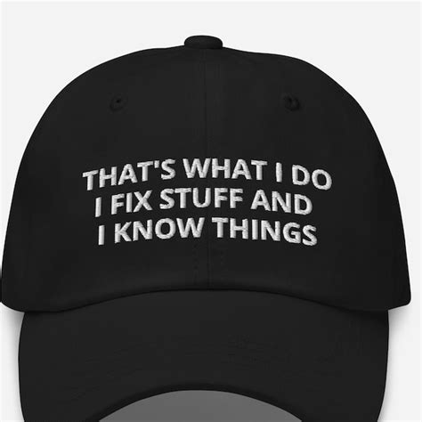 Thats What I Do I Fix Things And I Know Stuff Svg Etsy