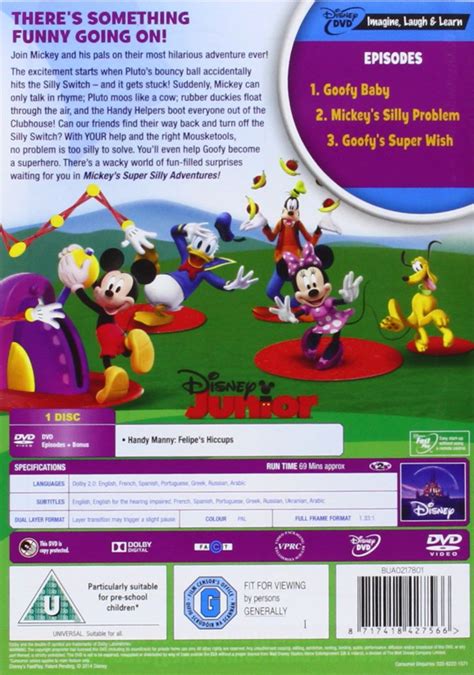 Mickey Mouse Clubhouse Super Silly Adventure Dvd Buy Online In Uae