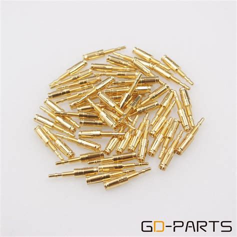 Buy Gd Parts 10pcs Gold Plated Brass Pins Tube Socket