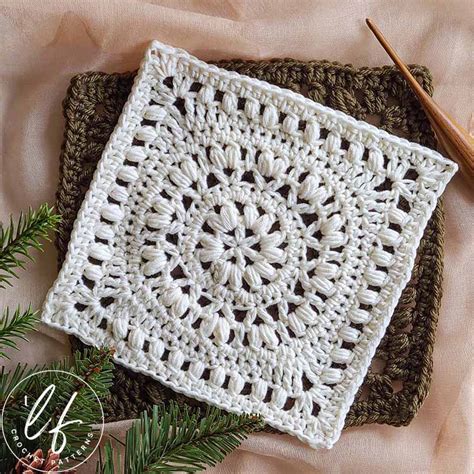 Beautiful And Detailed Crochet Granny Square Crochet Pattern