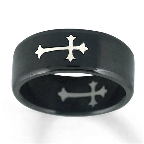 15 Best Mens Wedding Bands With Crosses