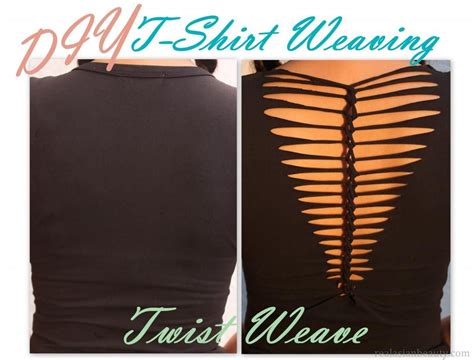 Twist Weave Diy Shirt T Shirt Weaving