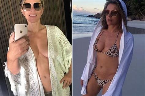 Elizabeth Hurley Ditches Bikini Top As She Poses For A Very Racy New