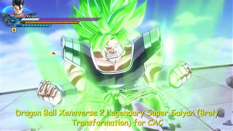 Dragon Ball Xenoverse 2 Mod Legendary Super Saiyan Broly Transformation