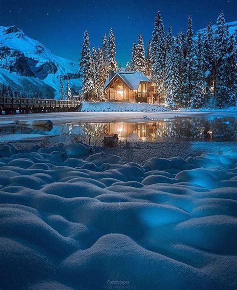 Emerald Lake Canada💙 Photo By Fototripper Winter Scenery Winter