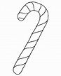 BlueBonkers : Christmas Coloring pages - Candy Cane to color