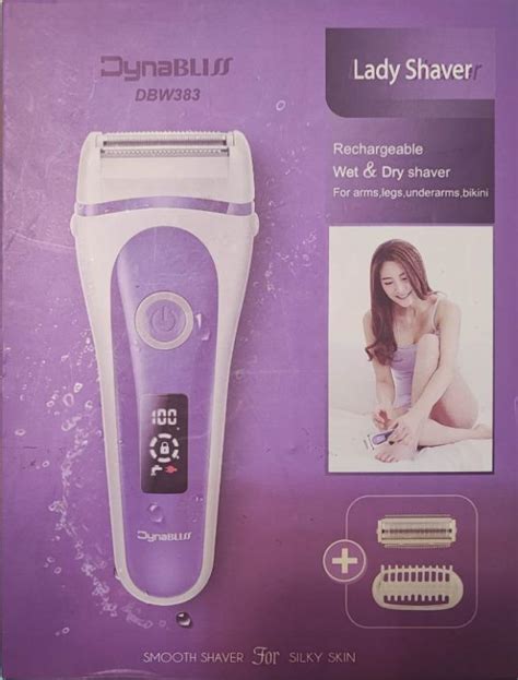 Electric Razor For Women Dynabliss Lady Shaver Bikini Trimmer Wet And