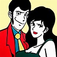LUPIN AND MARGOT Lupin III and Fujiko Painting by Artista Fratta ...