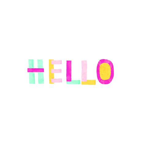 Greetings Hello  By Taylorannedraws Find And Share On Giphy