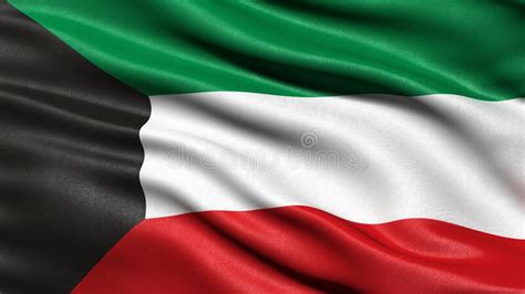 Before 1961, the flag of kuwait was red and white, like those of other persian gulf states at the time, with the field being red and words or charges being written in white. флаг Кувейт иллюстрация штока. иллюстрации насчитывающей ...