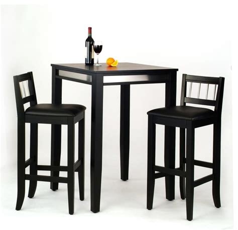 Check out our pub table sets and find the ideal piece to complement your. Manhattan Pub Set, Black - Transitional - Indoor Pub And ...