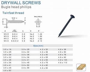 Fine Thread Phillips Drywall Bugle Head Tapping Screw Plasterboard