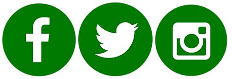 Iconos Verdes De Las Redes Sociales Png Transparente Stickpng
