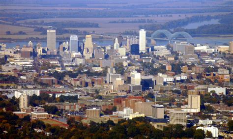 Memphis Tennessee Autumn 2008 The Mississippi River In The