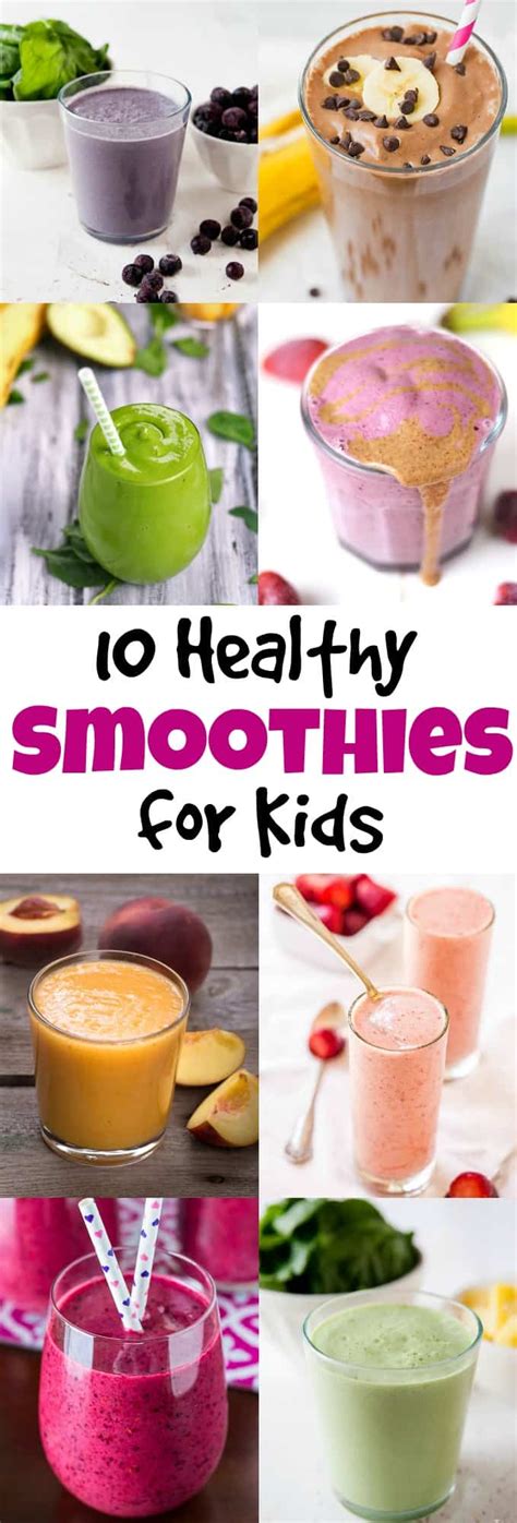 There are a few easy formulas you can follow to make breakfast with the ingredients you. 10 Healthy Smoothies for Kids - MOMables® - Good Food ...