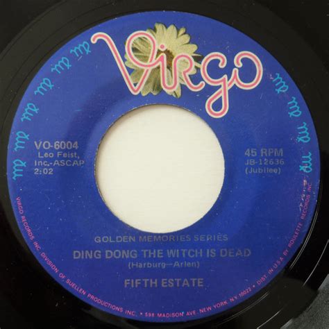 Fifth Estate Ding Dong The Witch Is Dead Rub A Dub Vinyl Discogs