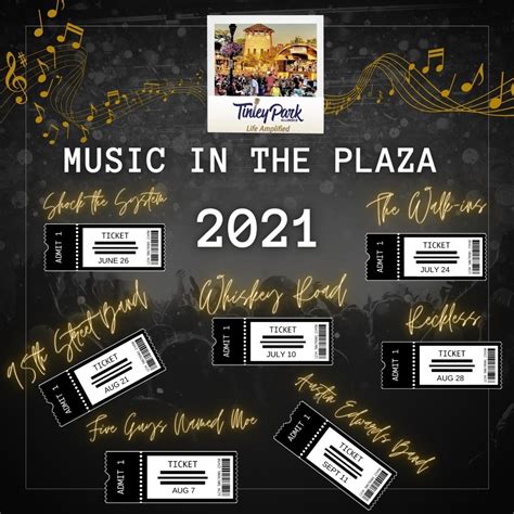 Tinley Park Music In The Plaza Concerts Line Up For 2021 Mom Blogs