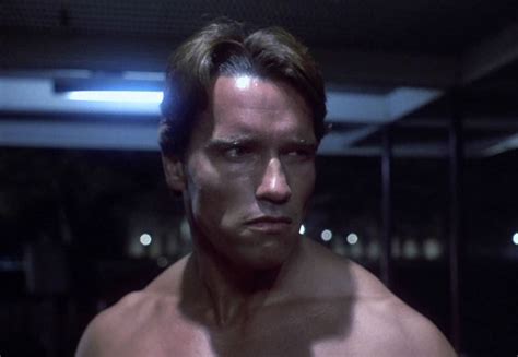 Arnold Schwarzenegger As The T 800 In The Terminator 1984 Terminator Terminator Movies