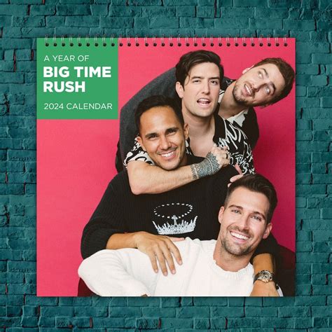 big time rush calendar 2024 big time rush 2024 celebrity wall calendar sold by torie outlet
