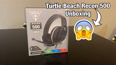 Wow Turtle Beach Recon Unboxing Mic Test Youtube