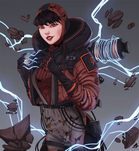 Wattson From Apex Legends Sai Drawing On Artstation At