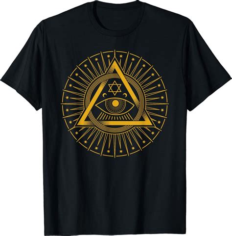 Enigmatic Retro Tee: Unveiling Mysterious Occult Symbols from the Past