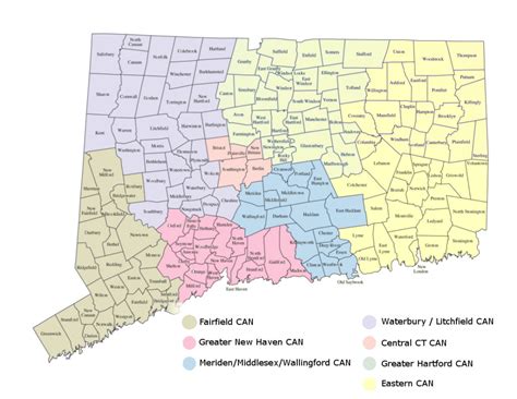 Ct Can Map 2019 With Names Connecticut Coalition To End Homelessness