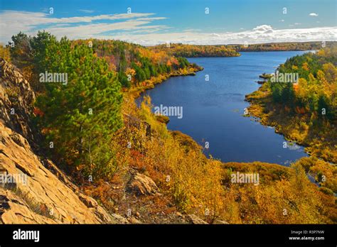 Canada Ontario Sudbury Lake Laurentian Landscape Stock Photo Alamy