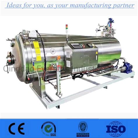 Automatic Hot Water Spray Sterilizer Canned Food Retort Autoclave