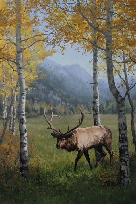 Bull Elk In Autumn ~ Undefeated By Lori Forest Amimals Of The Wild