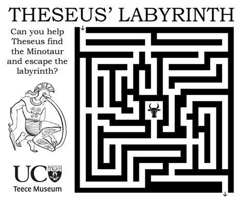 Theseus Labyrinth Teece Museum Of Classical Antiquities