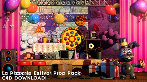 C4dfnafla Pizzeria Estiva Prop Pack Download By Yinyanggio1987 On