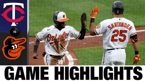 Twins Vs Orioles Game Highlights Mlb Highlights Youtube