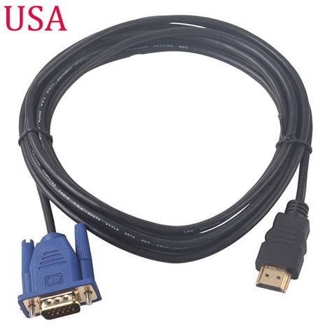 An hdmi cable is an indispensable item you always want to have at home. For Laptop Computer PC LCD HDTV VGA To HDMI Video Cable | eBay