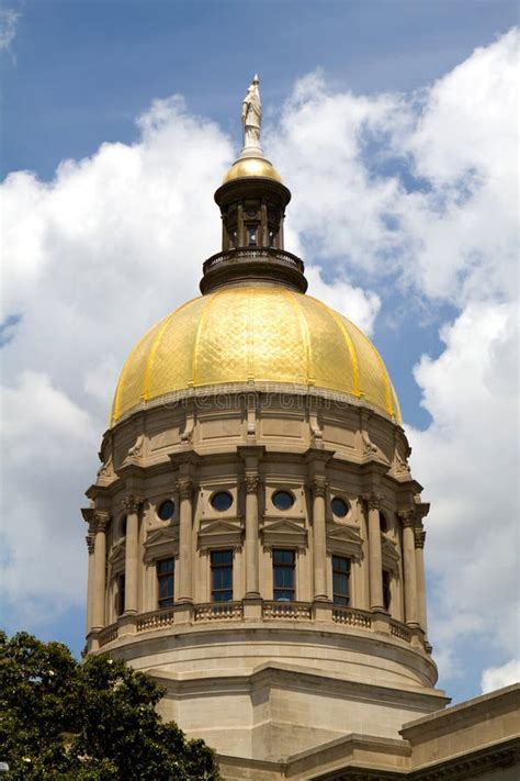 Georgia Capitol Dome Stock Photo Image Of State Statue 25676750