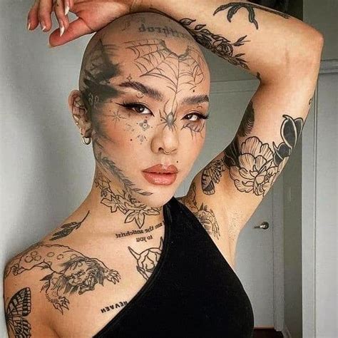 Face Tattoos For Everyone In Face Tattoos Facial Tattoos Head Tattoos