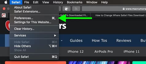 How To Change Where Safari Downloads Are Saved On Your Mac Macrumors