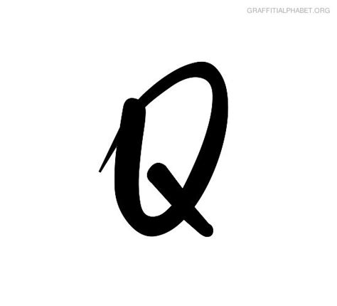 Graffiti Alphabet Q Graffiti Letter Q Printables Graffiti