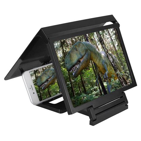 Eotvia Mobile Phone Screen Magnifier 3d Video Hd Magnifier Bracket