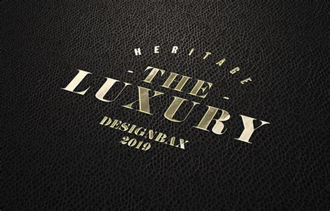 Free Luxury Logo Mockup Download
