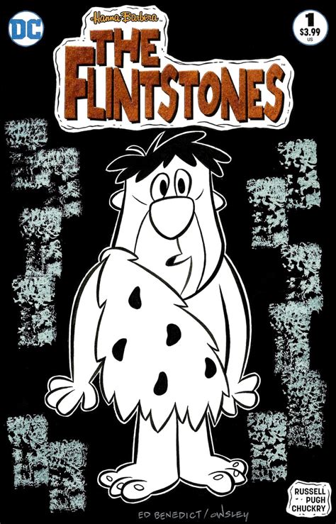 Fred Flintstone The Flintstones Original Art Sketch Cover Ed Benedict