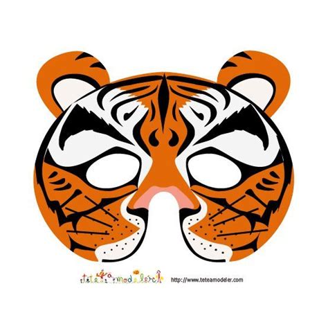 Imprimer Le Mod Le Du Masque De Tigre Maskers Thema Schminken