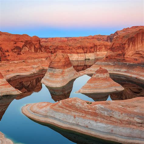 Reflection Canyon In Lake Powell Ut