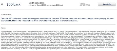 Signature credit card with the lowest profit rate. (EXPIRED) MGM Resorts Amex Offer: Spend $300, Get $60 / 6,000 Membership Rewards