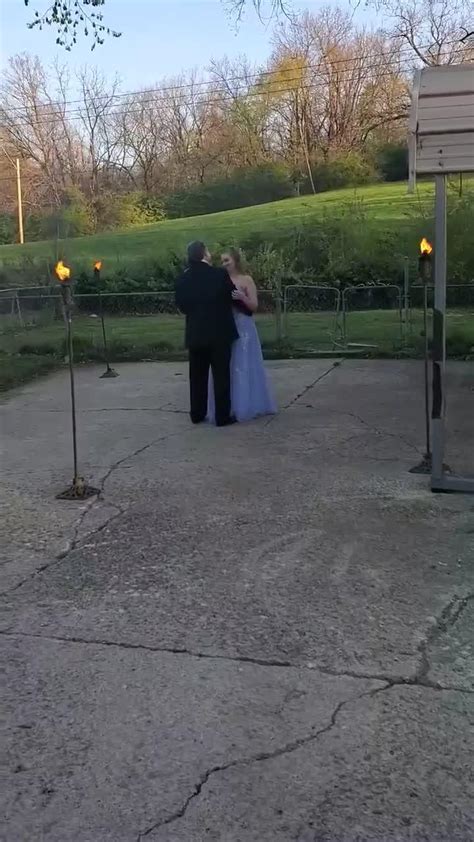 Dad Surprises Daughter With Driveway Prom As It Got Canceled Due To