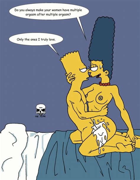 Rule 34 Bart Simpson Breasts Color Cum Cum Inside Female Human Male