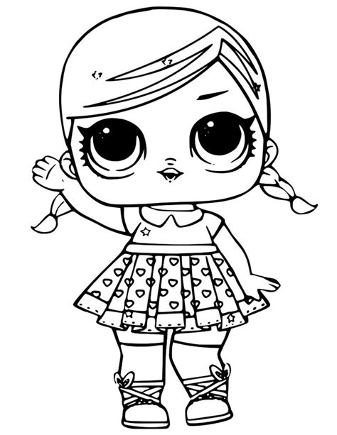 Lol Doll Coloring Pages ⋆ Coloringrocks Lol Dolls Cute Coloring